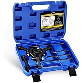 Acymner Harmonic Balancer Pulley Puller Kit | Adjustable 3-Jaw Pulley Puller Tool, Supports Harmonic Damper &amp; Balancer Removal, Fits Chevy GM Chrysler Cadillac Ford More