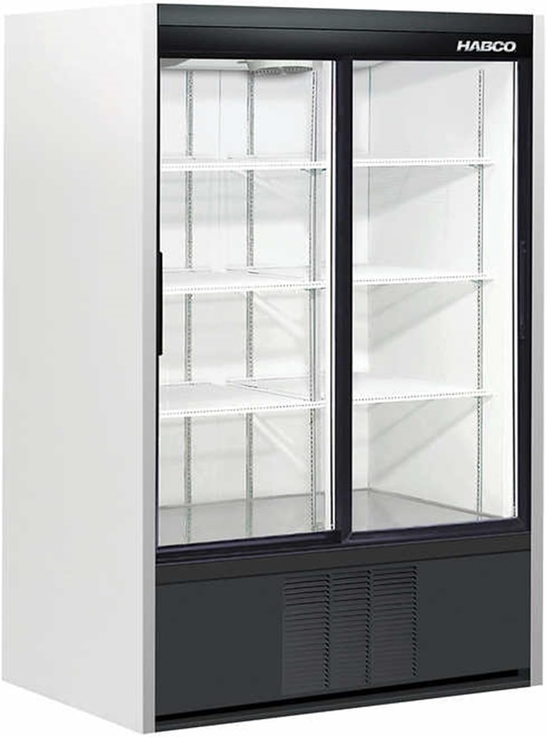 40 cu. ft.Durable White Exterior Habco Sliding Glass Door