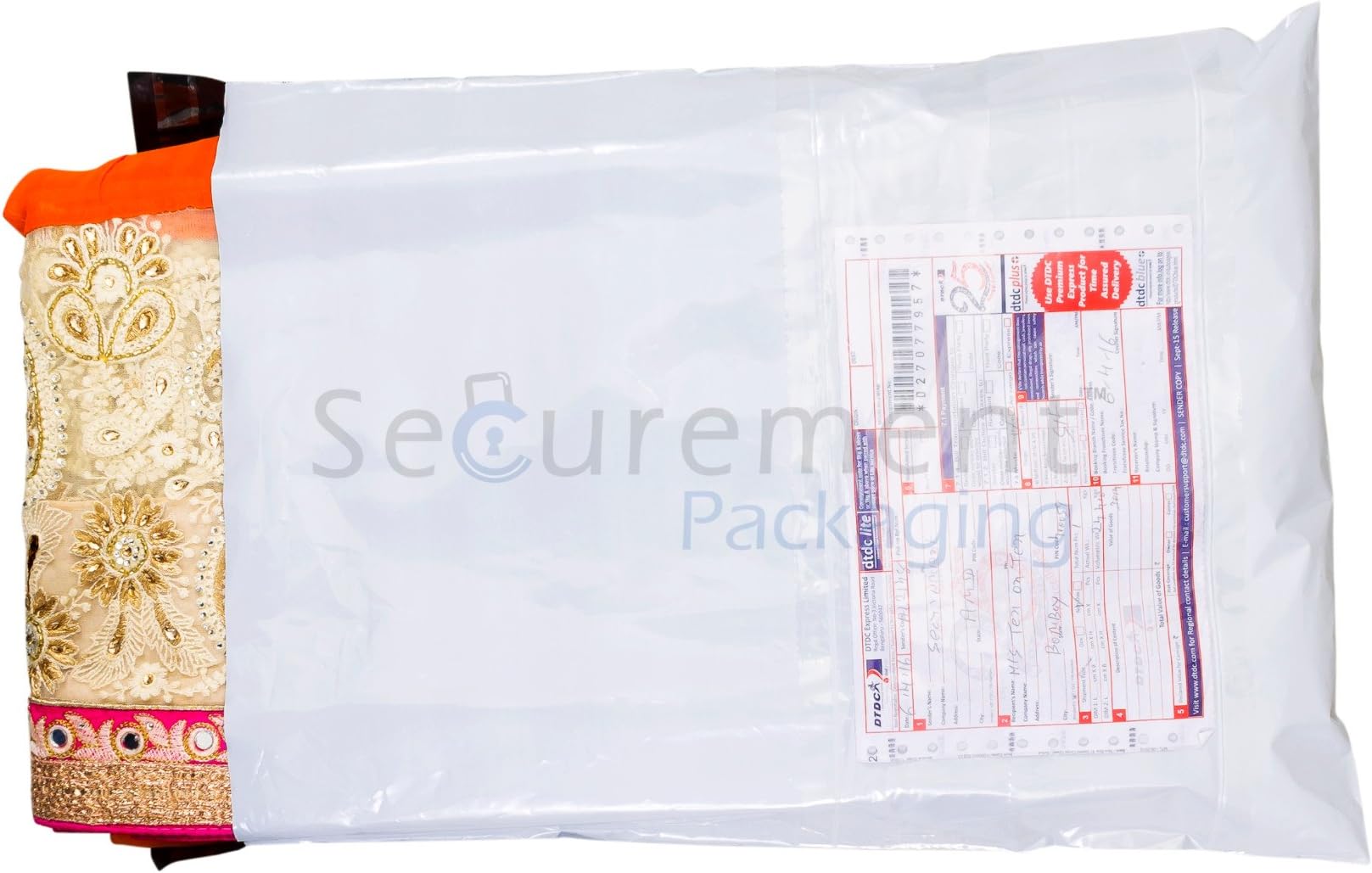 Tamper Proof Courier Bags with Document POD pouch (14 x 18 inches) - 100 Packs