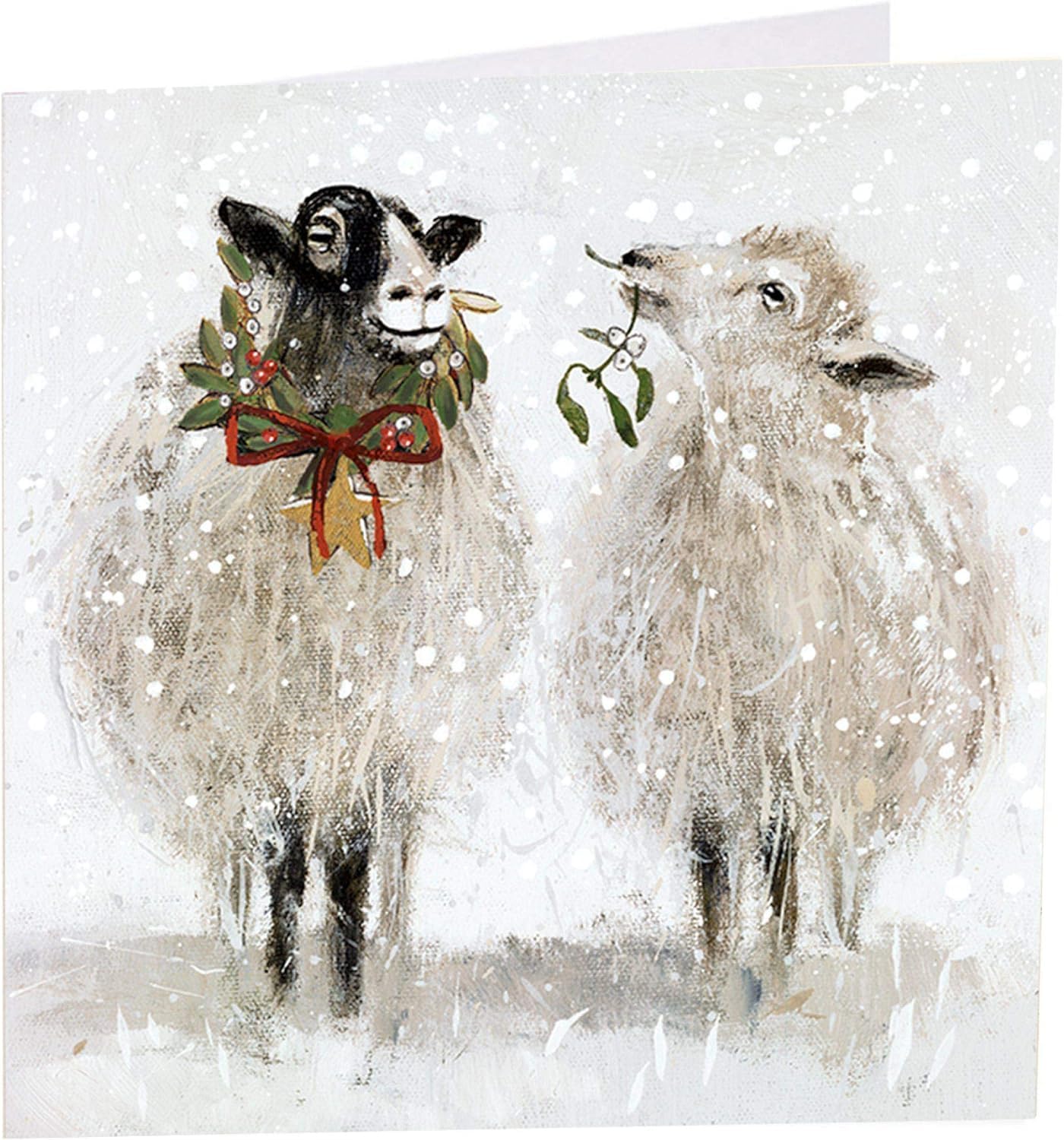 Art Beat Sheep Christmas Cards - A Gift for You - Pack of 6 in aid of Shelter