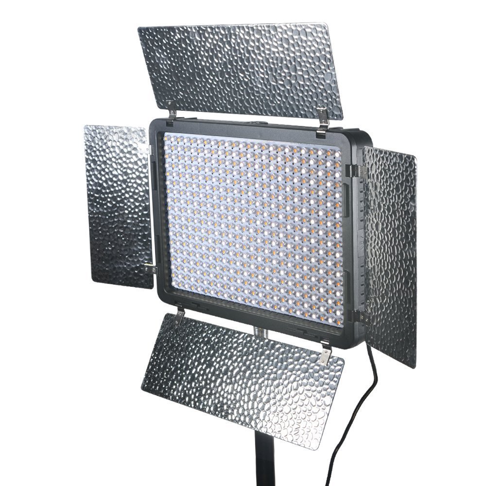 Mcoplus LED-420B CRI95 Bi-color LED Light 432PCS LED Lamp 2800LM 3200K-7500K Color Temperature Video LED Light with 2.4Ghz Wireless Remote Control And Intelligent Cool Fan for Canon Nikon Sony Panasonic Olympus Pentax & DV Camera Comcorder