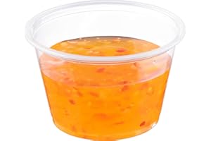 ESKAY PRODUCTS Plastic Portion Cups No Lids, Condiment Cup, Jello Shot, Souffle Portion, Sampling Cup, Cups (No Lids) (Clear, 4oz 100 Cups)