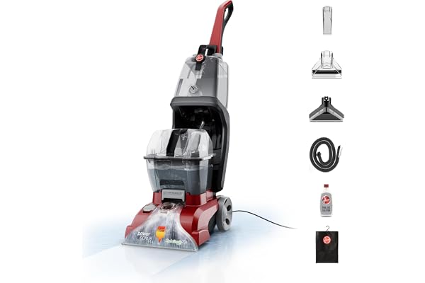 Hoover PowerScrub Deluxe Carpet Cleaner, Deep Cleaning Carpet & Upholstery Shampooer with Multi‑Purpose Tools, FH50150NC