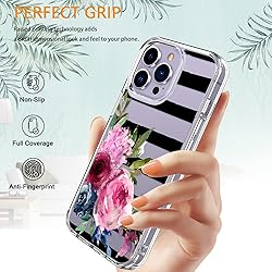 LUHOURI for iPhone 15 Pro Max Case with Screen