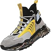 LZDZN Mens Basketball Shoes for Men Sneakers Men's High Top Running Trail Sports Athletic Male Walking Black Beige Grey Size Boys Women Man Boots