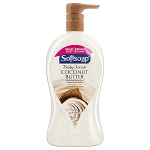 Softsoap Body Wash with Coconut Scrub Pump, 32 Ounce