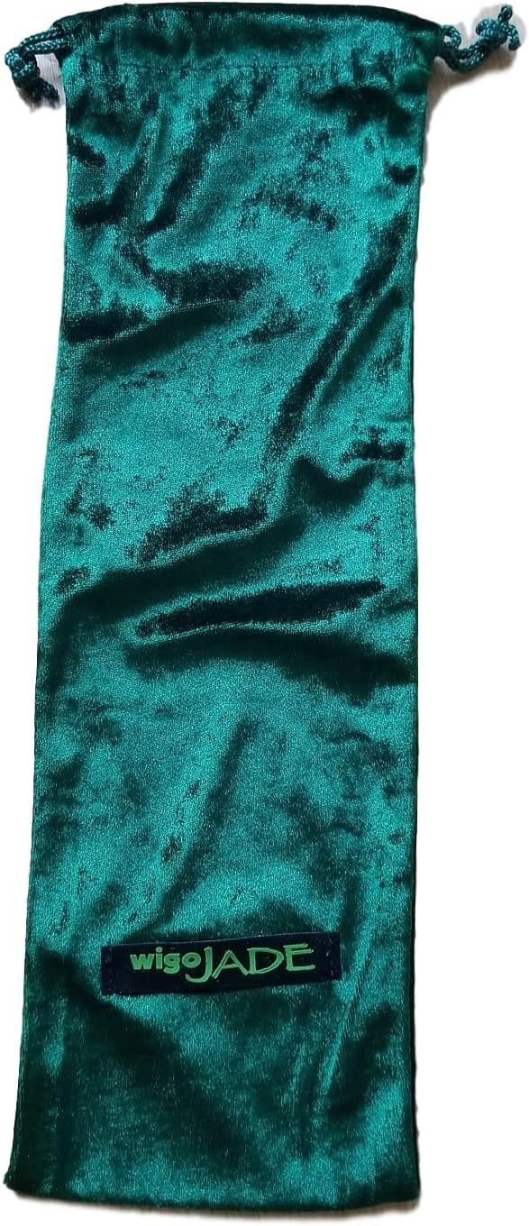 Wigo Jade Cosmetic Velvet Pouch 14.5" x 4.5"