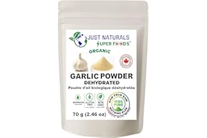 Just Naturals Superfoods Garlic Powder | Raw & Pure | Gently Dehydrated | No Added Sugar, No Preservatives, No Sulphites, No 