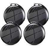 2025 Air Tracker Tags-4 Pack 5.3 Smart Bluetooth Tracker Tag Work with Apple Find My (iOS Only) Key Finder Item Locator for Keys, Luggage,Wallet, Backpack, Pets,etc. (Black, 4 Pack)