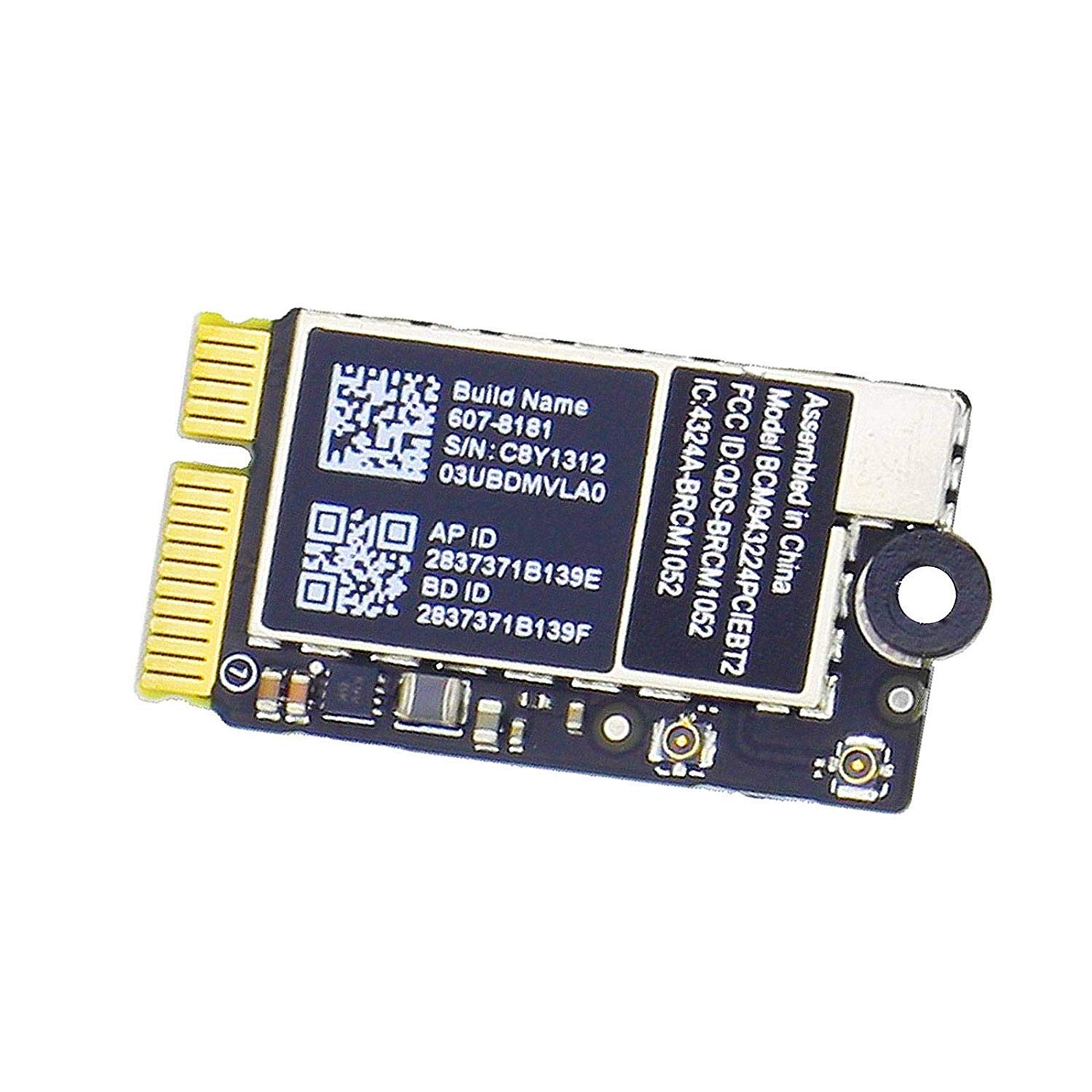 OLVINS BCM943224PCIEBT2 WiFi Bluetooth Airport Wireless Network Card Replacement for MacBook Air 11" A1370 13" A1369 (Mid 2011) 11" A1465 13" A1466 (Mid 2012) WiFi Card