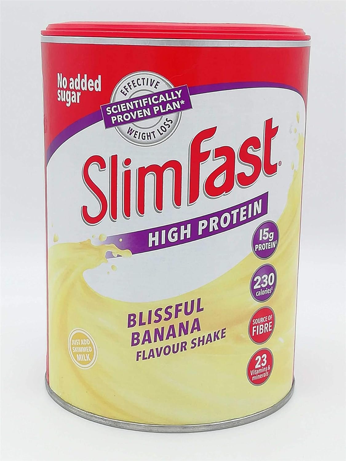 SlimFast High Protein Meal Replacement Shake Summer Banana 365g Take Advantage of The Slim