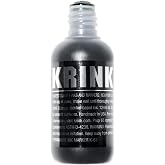 Krink K-63 Super Black Permanent Ink Marker- Bold and Opaque Fine Art Graffiti Markers for Canvas Metal Glass Paper and more - Alcohol-Based Graffiti Mop Marker for Lasting Tags