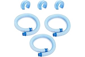 YUUCOO 3 Pack, R0527700 Pool Cleaning Vacuum Hose, Fast Twist Lock Hose Replacement Parts, 39 Inch, Blue and White Single Section Small Hose. Fit for Zodiac Baracuda MX6,MX8,X7,T3,T5 Swimming Pool Cleaner