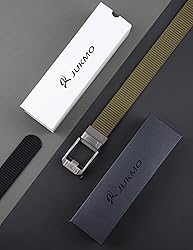 JUKMO Men's Reversible Ratchet Belt - 2 Styles in