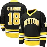 Happy Gilmore Men's Ice Hockey Jersey 18 Adam Sanders Stitched Design Breathble Mesh Polyester Team Uniform Casual Wear S-3XL
