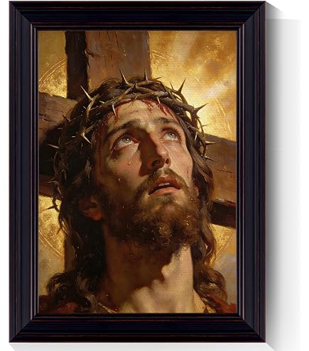 Amazon.com: Crucifixion Corpus Hypercubus Jesus Cross Poster