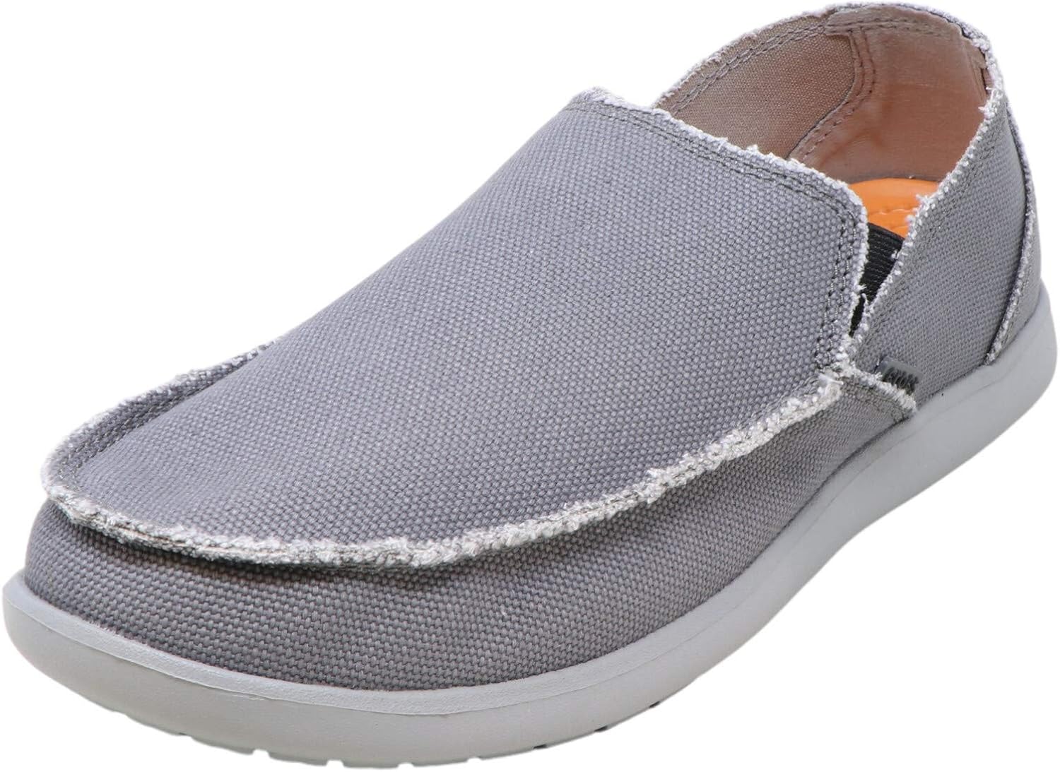 Crocs Men's Santa Cruz Loafer, Charcoal/Light Grey, 14 UK Amazon.co.uk
