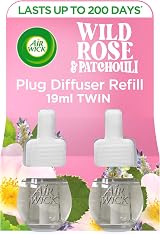 Airwick Air Freshener Plug In Diffuser Refill Wild Rose Patchouli 2 x 19ml