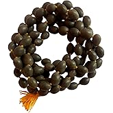 Kamal Gatta Japa Mala 108+1 Beads | Lotus Seed Rosary for Hindu Prayer, Yoga, Meditation & Puja | Sacred Kamalgatta Mala for Goddess Lakshmi Worship | Spiritual Jap Mala for Daily Rituals