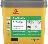 Sika FastFix All Weather Self-Setting Paving Jointing Compound Charcoal 15kg view 1