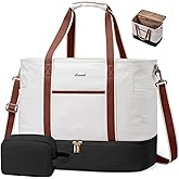 LOVEVOOK Travel Duffle Bags for Women, 45L carry on weekender bags, personal item travel with Toiletry