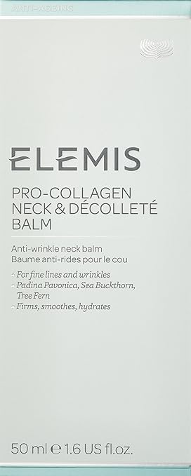 Amazon Com Elemis Pro Collagen Neck And Decollete Balm Anti Wrinkle Neck Balm 1 6 Fl Oz Premium Beauty