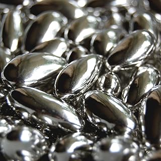 Hochzeitsmandeln 500 g silber (für mind. 32 Gäste, 0,31 EUR p.G.) - Gastgeschenke Hochzeit Bonboniere Give Aways Zuckermandeln - griechische Koufeta für italienische Confetti französische Dragees
