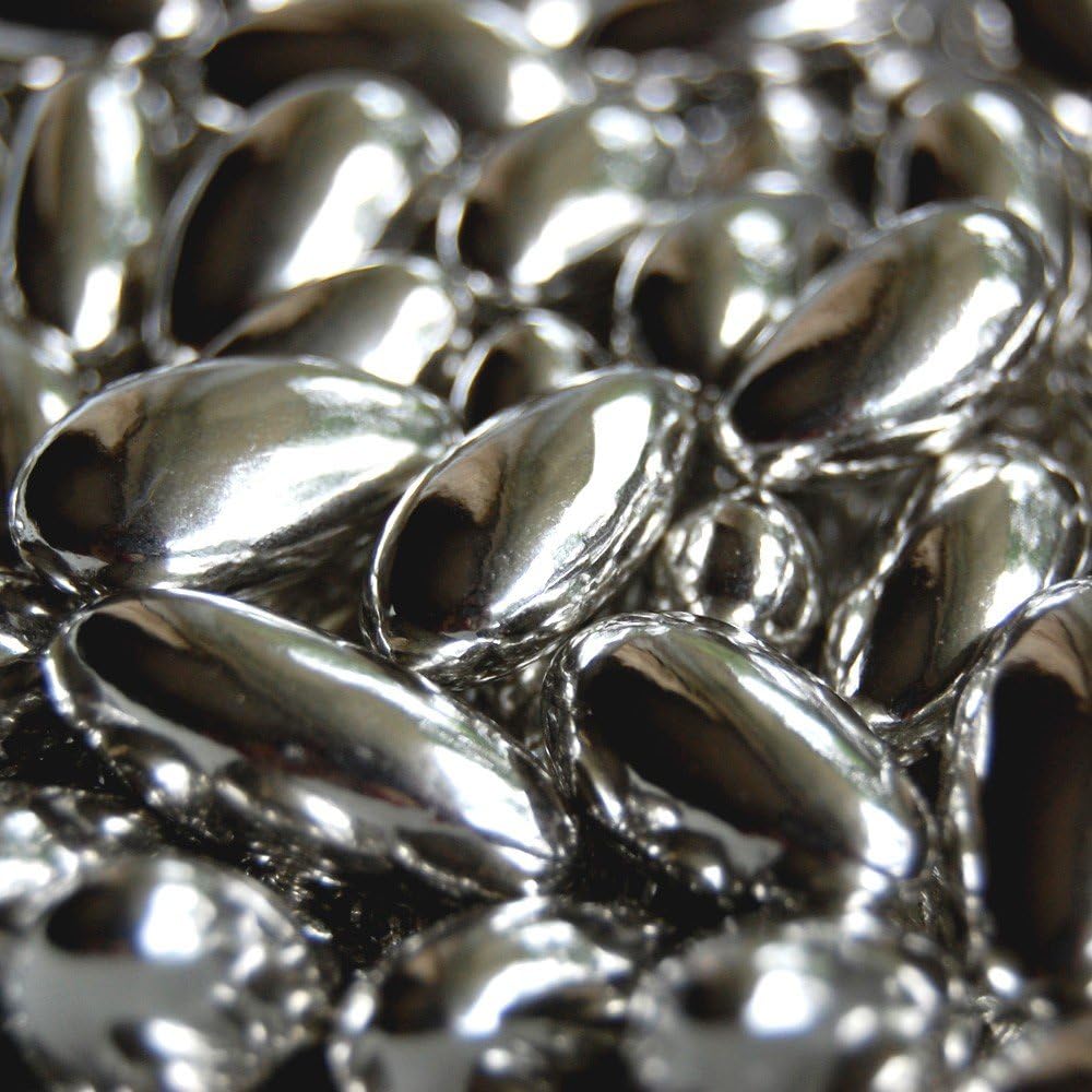 Hochzeitsmandeln 500 g silber (für mind. 32 Gäste, 0,31 EUR p.G.) - Gastgeschenke Hochzeit Bonboniere Give Aways Zuckermandeln - griechische Koufeta für italienische Confetti französische Dragees