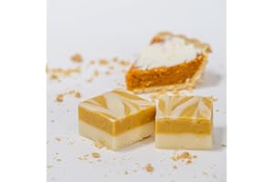 VALLEY FUDGE & CANDY Valley Fudge, Pumpkin Cheesecake, Fresh Artisan Fudge, Real Butter, Gourmet Fall Halloween Candy and Holiday Desserts, Food Gifts for Women and Men, Half Pound Package