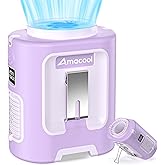AMACOOL Mini Portable Waist Fan Clip on, 13000RPM Wearable Shirt Belt Fan | Birthday Gifts for Mother Mom Her Girl, Rapid-Cooling Personal Neck Fans for Women Men Outdoor Work Jobsite Travel Camping