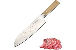 Sunmei 8 Inch Chef's Knife Japanese Style Santoku Knife 5Cr15MoV Stainless Steel Kitchen Knives High Carbon Chopping Knife