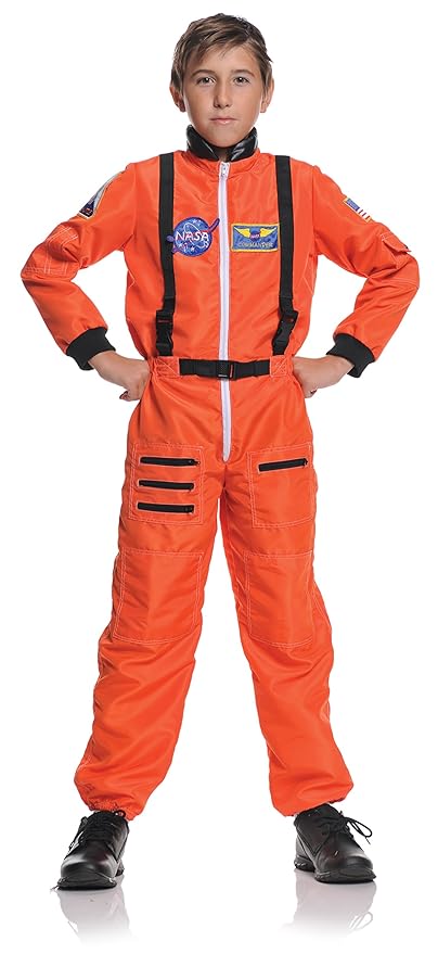orange astronaut jumpsuit