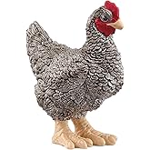 Schleich Farm World Plymouth Rock Chicken Realistic Farm Animal Figurines, Farm Adventure Play for Boys and Girls, Gift for K
