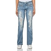 True Religion Women's Front Zip PKT Becca MR Bootcut