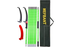 MEFBANT Pole Saws for Tree Trimming - 26.1 Ft Extendable Tree Pruner Tree Trimmers long handle pruner, High Tree Branches cutter, Perfect for Hard-to-Reach Branches