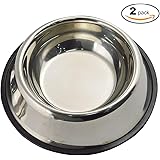 Argos Large Stainless Steel Dual Pet Dining Set Amazon Co Uk Pet