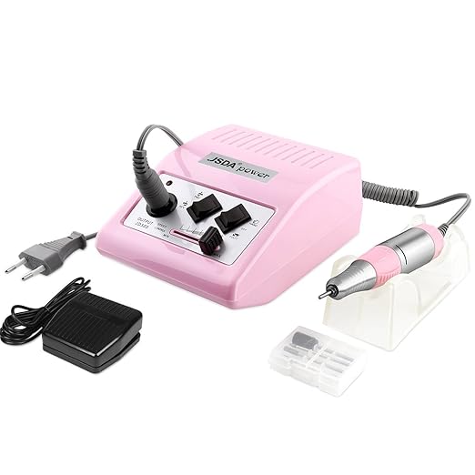 title=JSDA Fresa per Ricostruzione Unghie Professionale Elettrica, Set per Manicure o