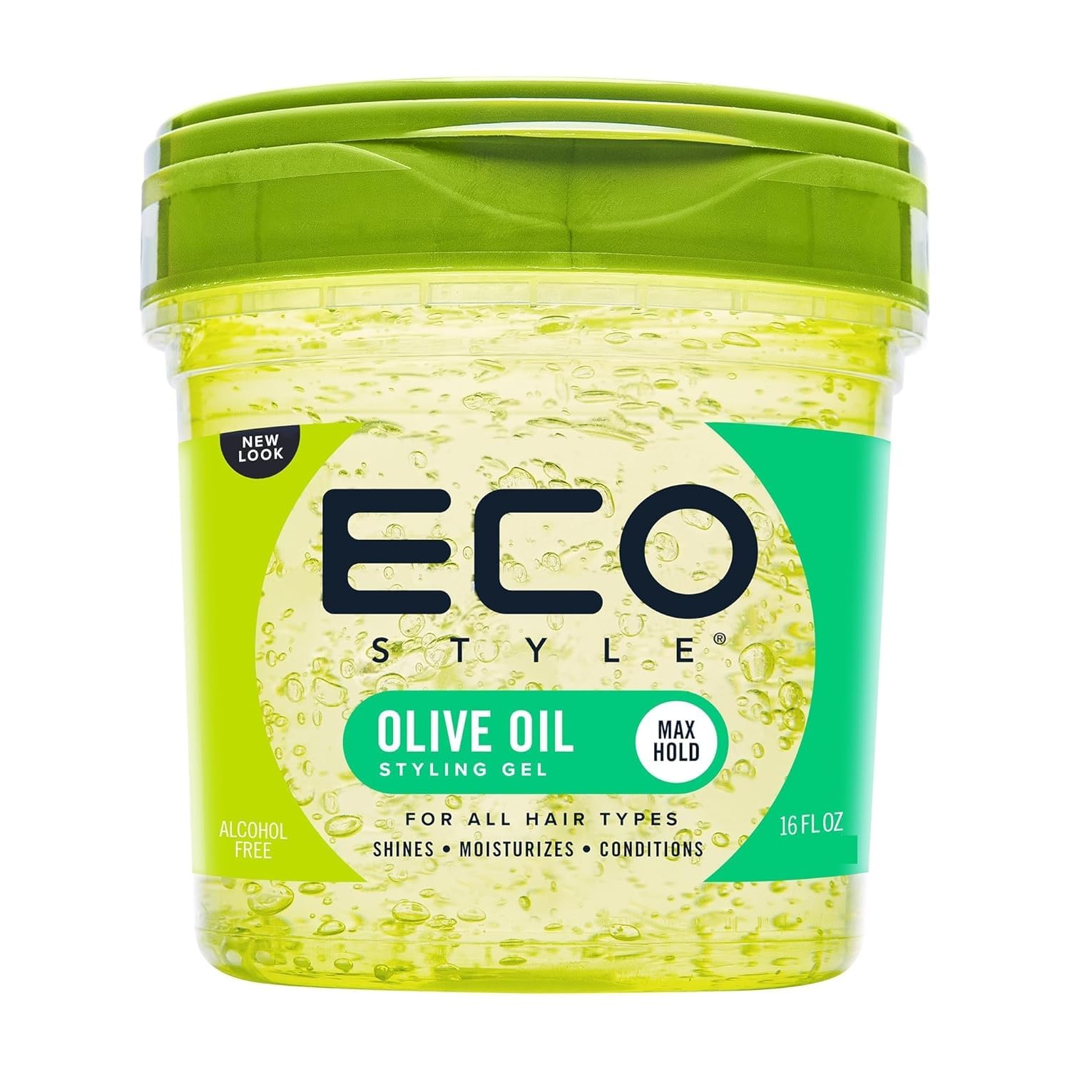 Eco Style Olive Oil Eco Styler Hair Gel, Hydrate and Style, Alcohol-Free, 236 ml (Pack of 1)