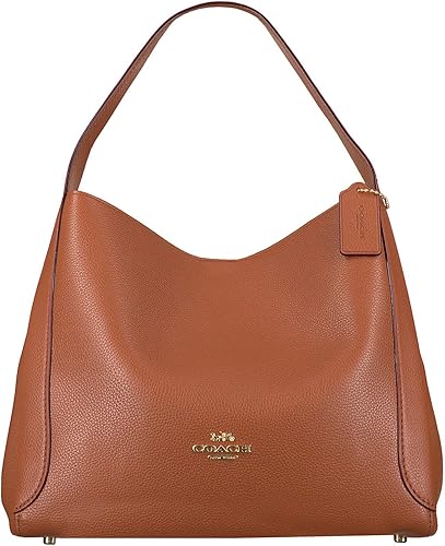 coach tan leather shoulder bag