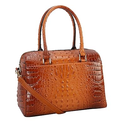 Ladys Nova Women Satchel Handbags purses Cross Body Trendy Shoulder Bag Ladies Designer Tote Messenger Bags (Red-brown)