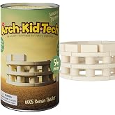 Taksa Toys Arch-Kid-Tech Roman Theater Architecture Set, 54 Pieces | 54-piece architectural set exploring repetition, alignment, continuity, and how repeated structures define interior space.
