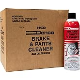 Denco 1930 Brake &amp; Parts Cleaner, Non-Chlorinated, 13oz, 12-Pack | Low-VOC, low-odor, high-pressure spray removes grease, oil, and brake dust; dries fast with minimal runoff