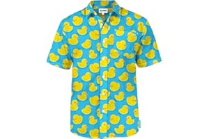 Tipsy Elves Hawaiian Shirts for Men - Men’s Casual Beach Summer Shirts - Stretch Fabric with Modern Fit