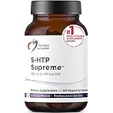 Designs for Health 5-HTP 100mg with Vitamin B6 (P-5-P) - 5-HTP Supreme 100 mg Supplement - Serotonin Precursors to Help Support Healthy Mood + Appetite (60 Capsules)