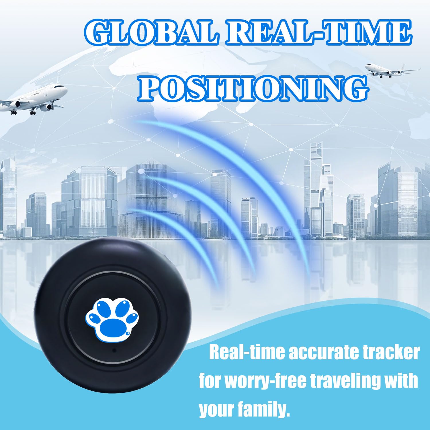 Mini GPS Tracker for Vehicles,Tracker Device for Vehicles No Subscription No Monthly Fee Portable Real-Time Tracking GPS Tracker for Car Kids Dogs Trucks Magnetic GPS Tracking Device