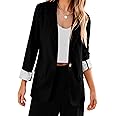 luvamia Blazers for Women Business Casual Dressy Work Fashion Lightweight Spring Summer Linen Unlined 2025 Suit Jackets