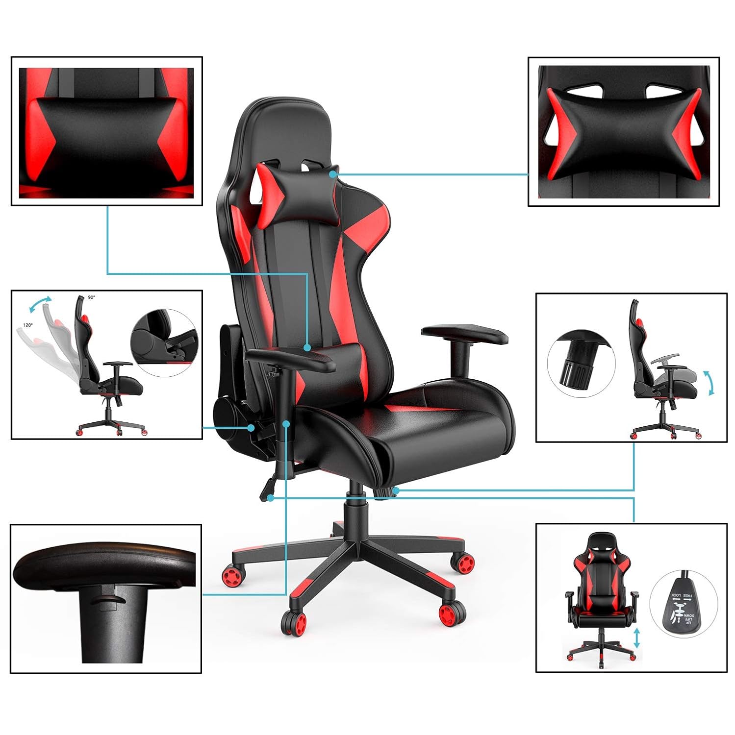 Black Friday AmazonBasics BIFMA Certified Gaming Racing ...