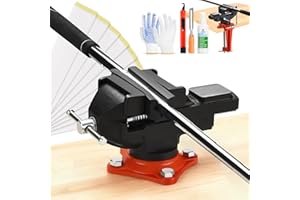 AugFir 2-in-1 Golf Grip Kit for Regripping Golf Clubs, Portable Golf Club Regripping Kit with Golf Grip Solvent, Quick Adjustment Table Vise Rubber Clamp for Golf Grip Removal Tool