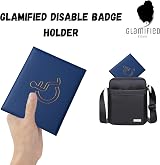 Glamified Soft Leather Disabled Badge Wallet Blue Badge Display Holder view 4