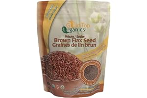 Gold Top Organics - Whole Brown Flax Seed, 454g
